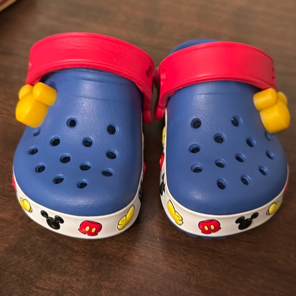 Blue Mickey Mouse Kid’s Crocs